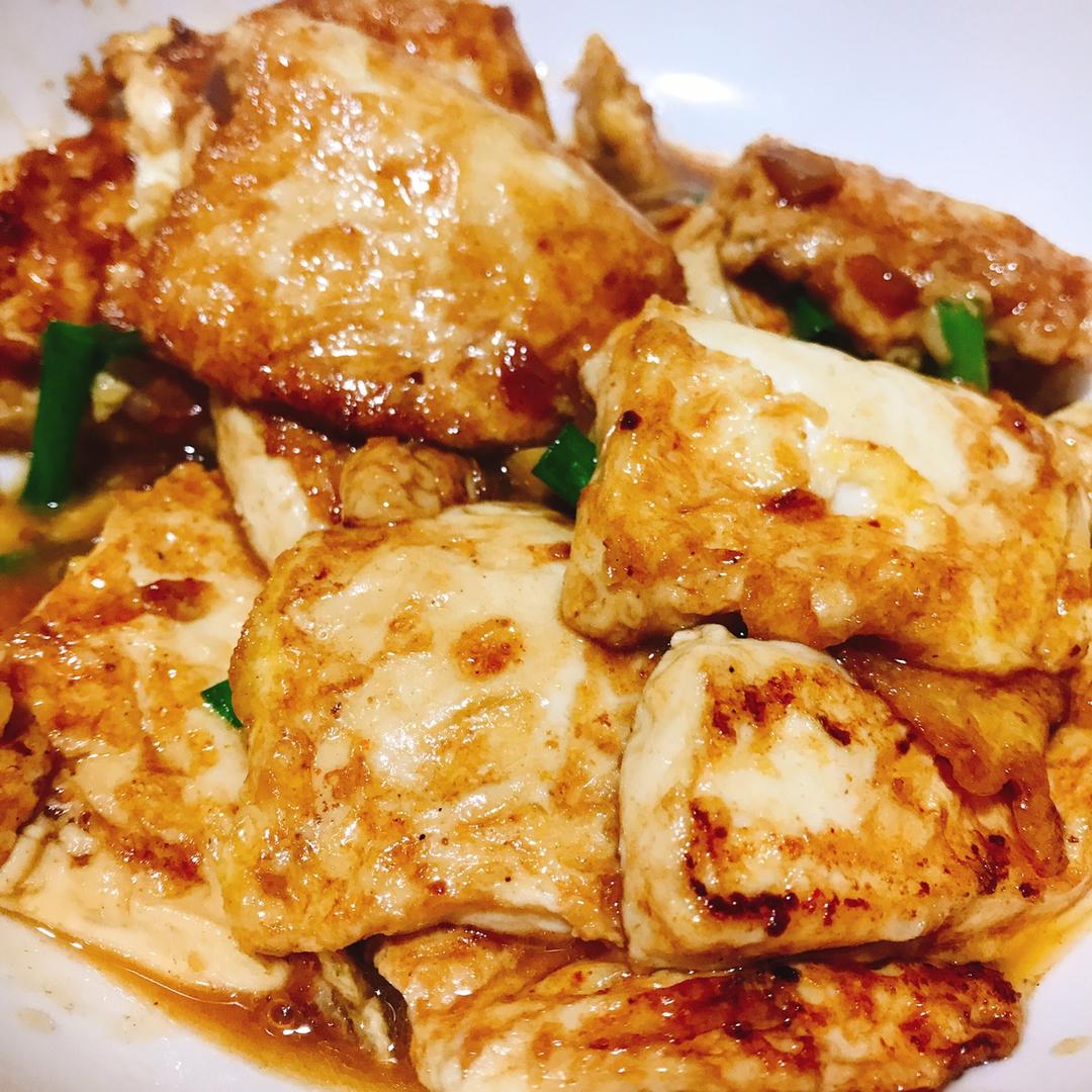 蚝油嫩豆腐