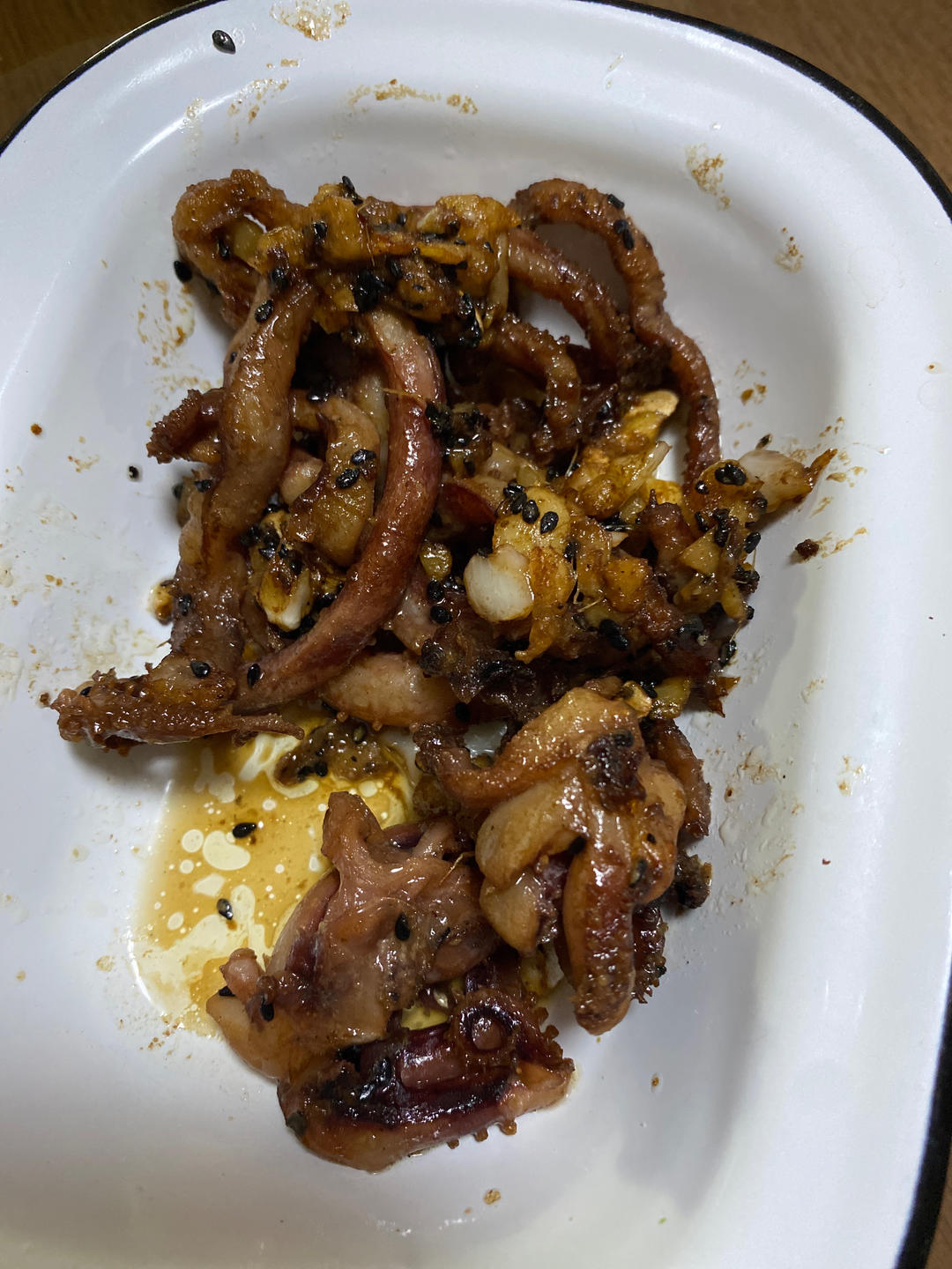 家庭版的铁板鱿鱼