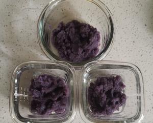 辅食-紫甘蓝苹果泥米粉的做法 步骤3