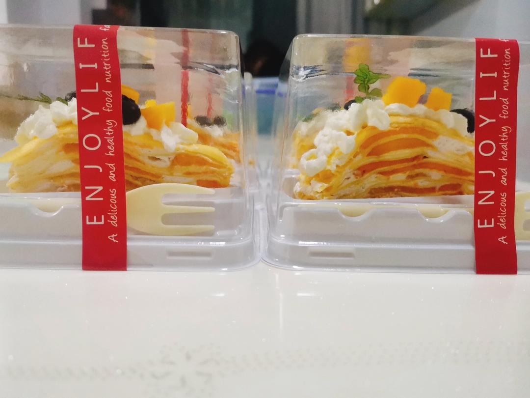 8寸千层芒果蛋糕