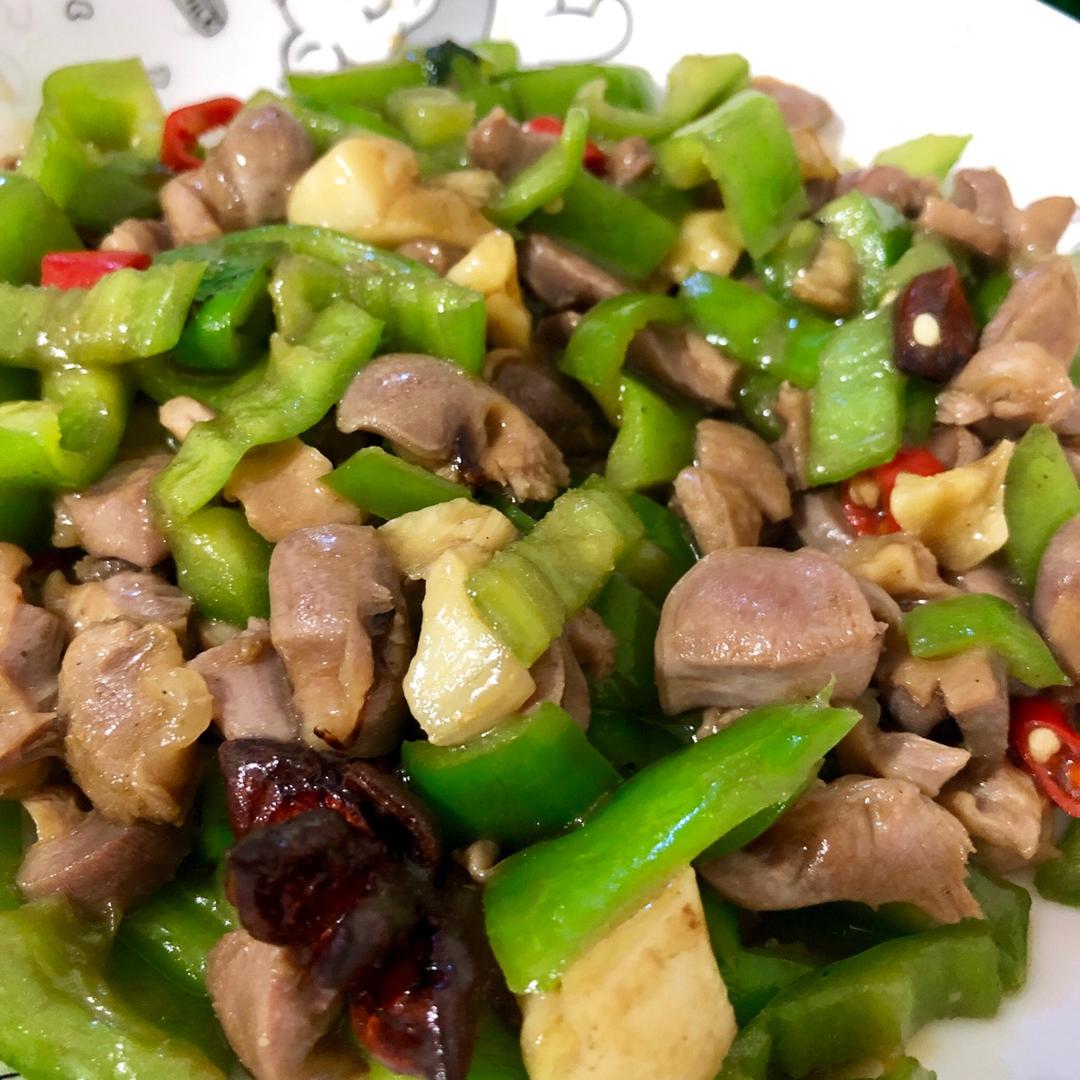 爆炒鸡胗