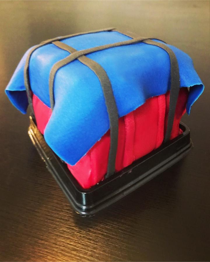 吃鸡空投箱蛋糕