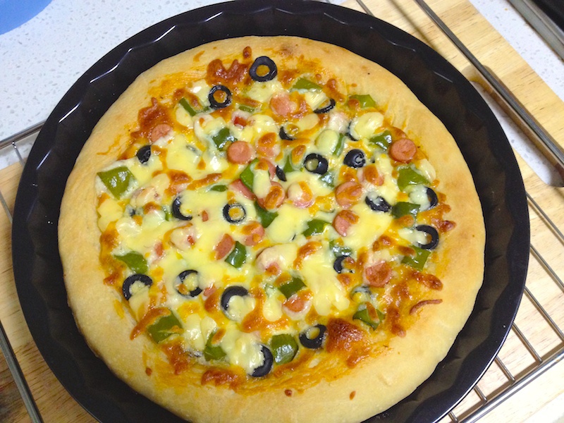 金枪鱼火腿pizza