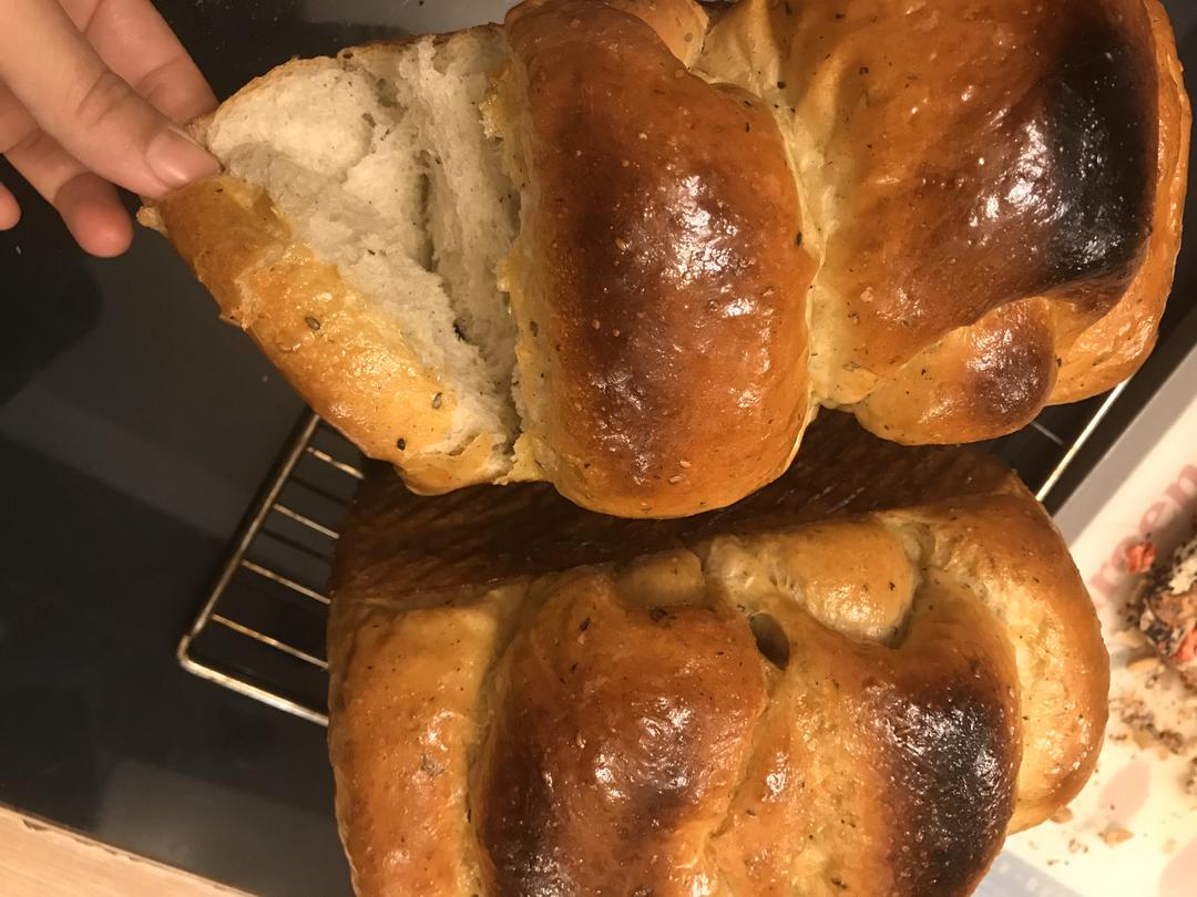 纯奶手撕吐司的做法 步骤1