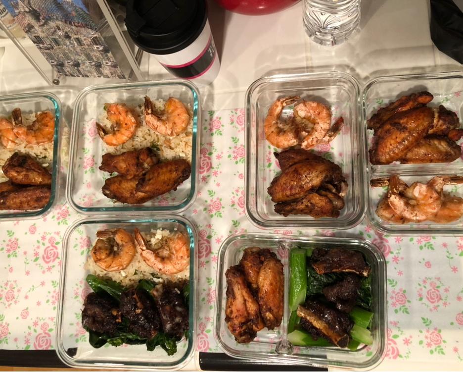 简单低碳meal prep
