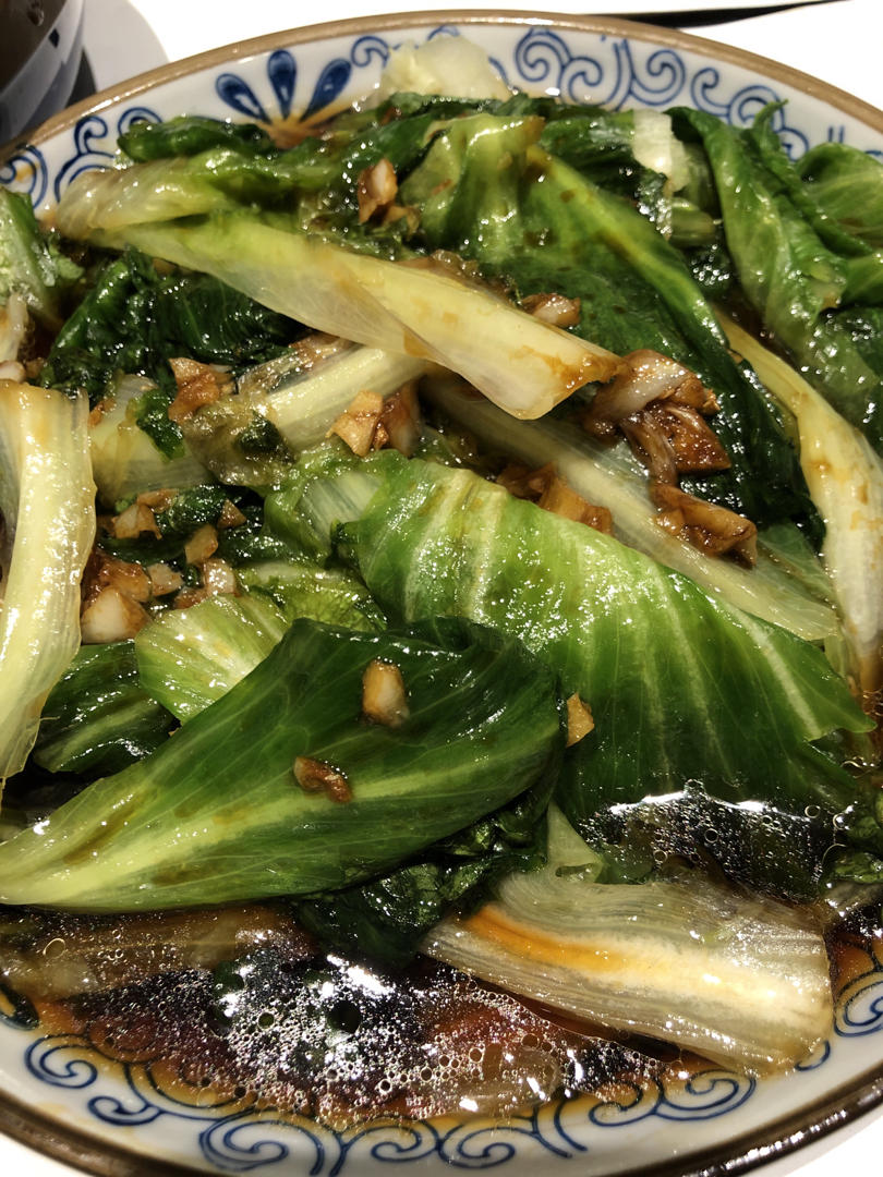 超级好吃低脂低热量的～蚝油生菜