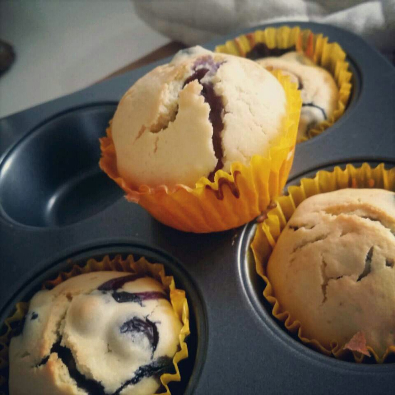 蓝莓玛芬蛋糕 Blueberry Muffin