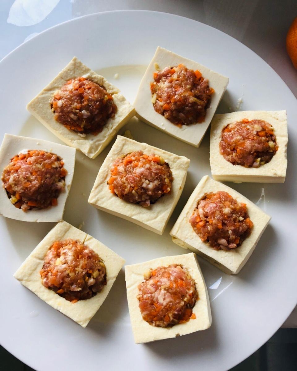 香煎酿豆腐【传统客家菜 】