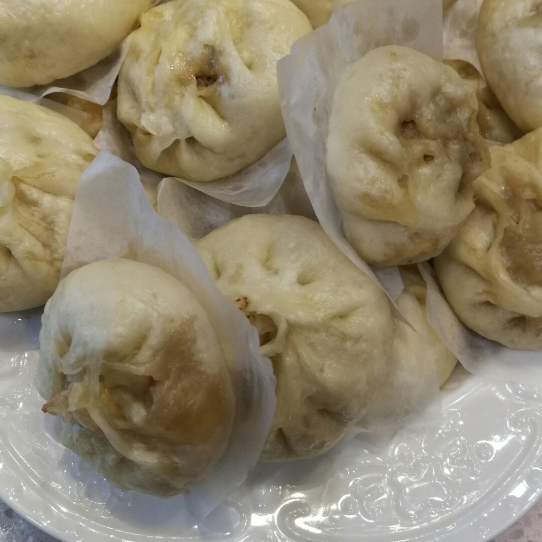 堂妈教你山菜鲜肉大包子