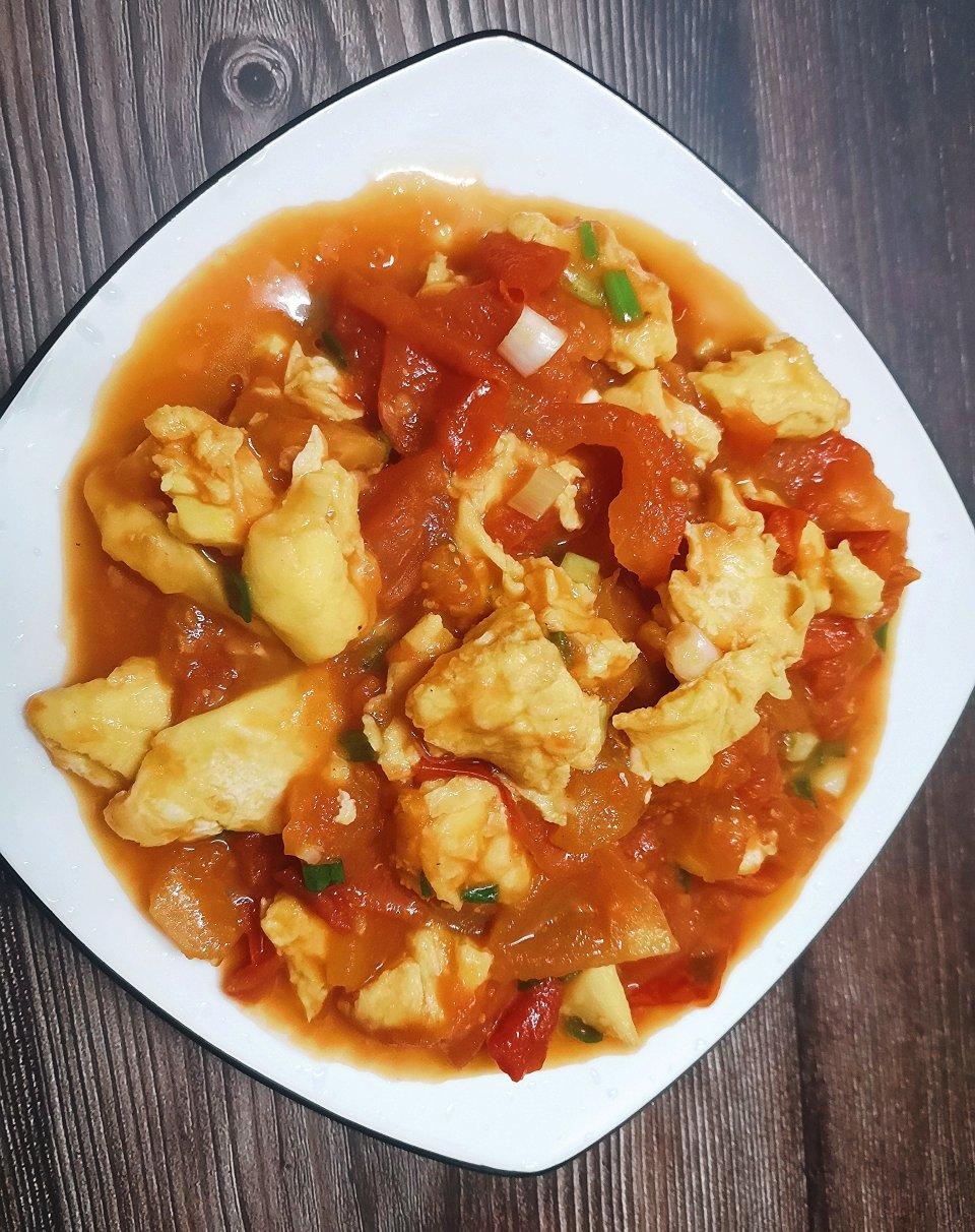 超嫩滑的番茄炒蛋