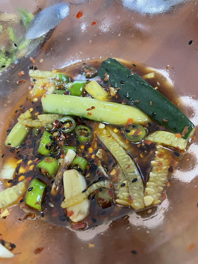 酸辣黄瓜条(酸脆爽口)吃了停不下来