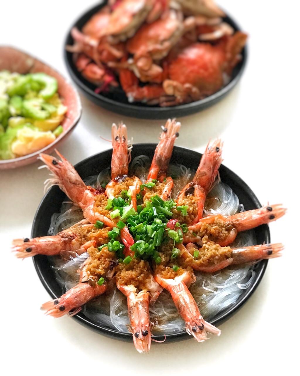 蒜蓉粉丝蒸虾