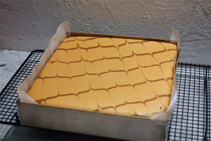 酸奶戚风蛋糕（26厘米定制烤盘）的做法 步骤23