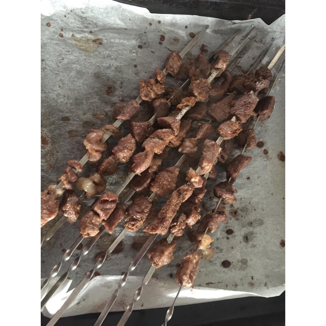 烤箱版新疆羊肉串