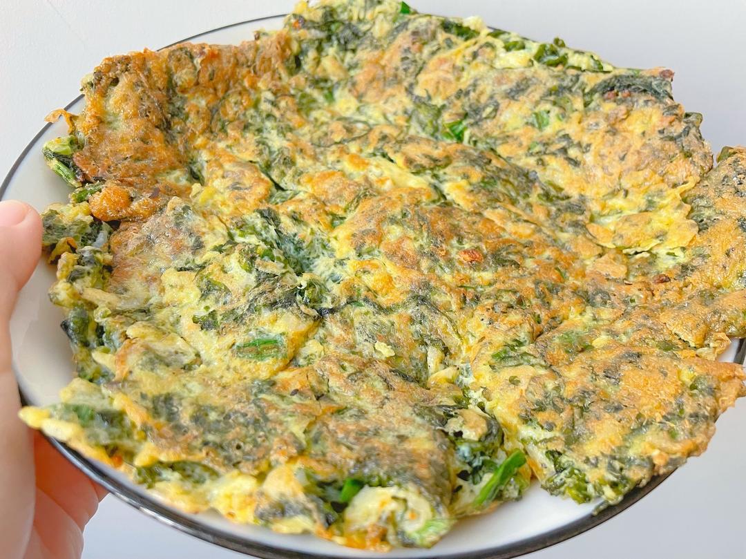 头水紫菜虾皮煎蛋的做法