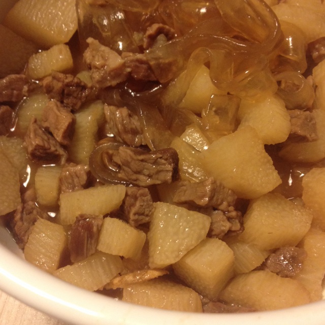 山药炖牛肉