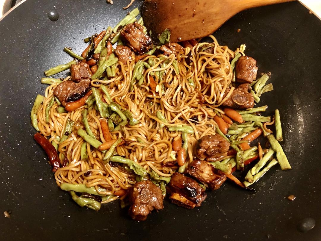 豆角排骨焖面￨真的无敌好吃