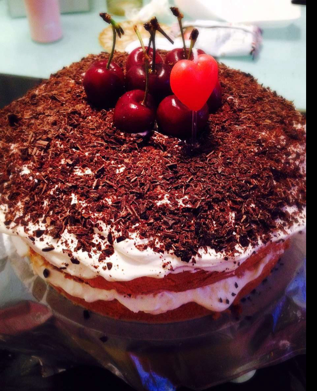 黑森林裸蛋糕