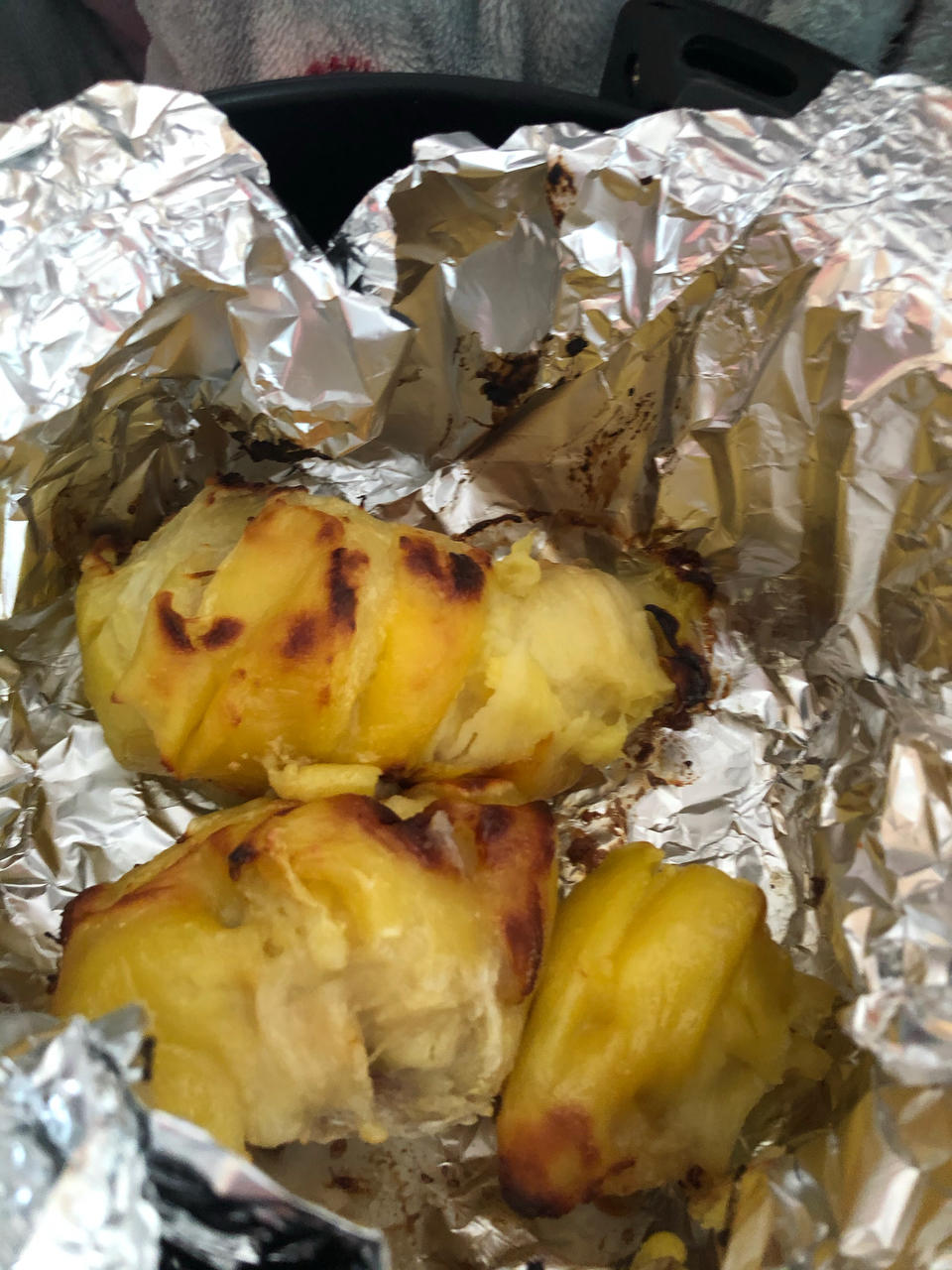 空气炸锅烤榴莲