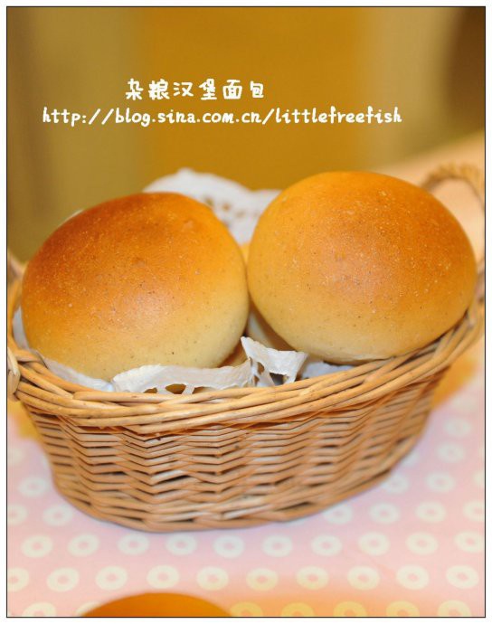 杂粮汉堡面包的做法