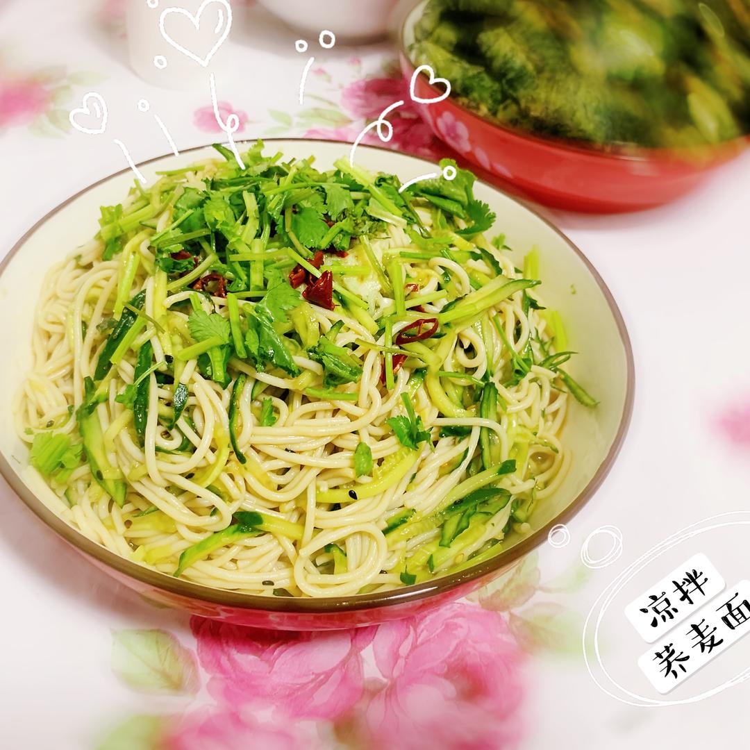 健康低脂凉拌荞麦面，超级简单