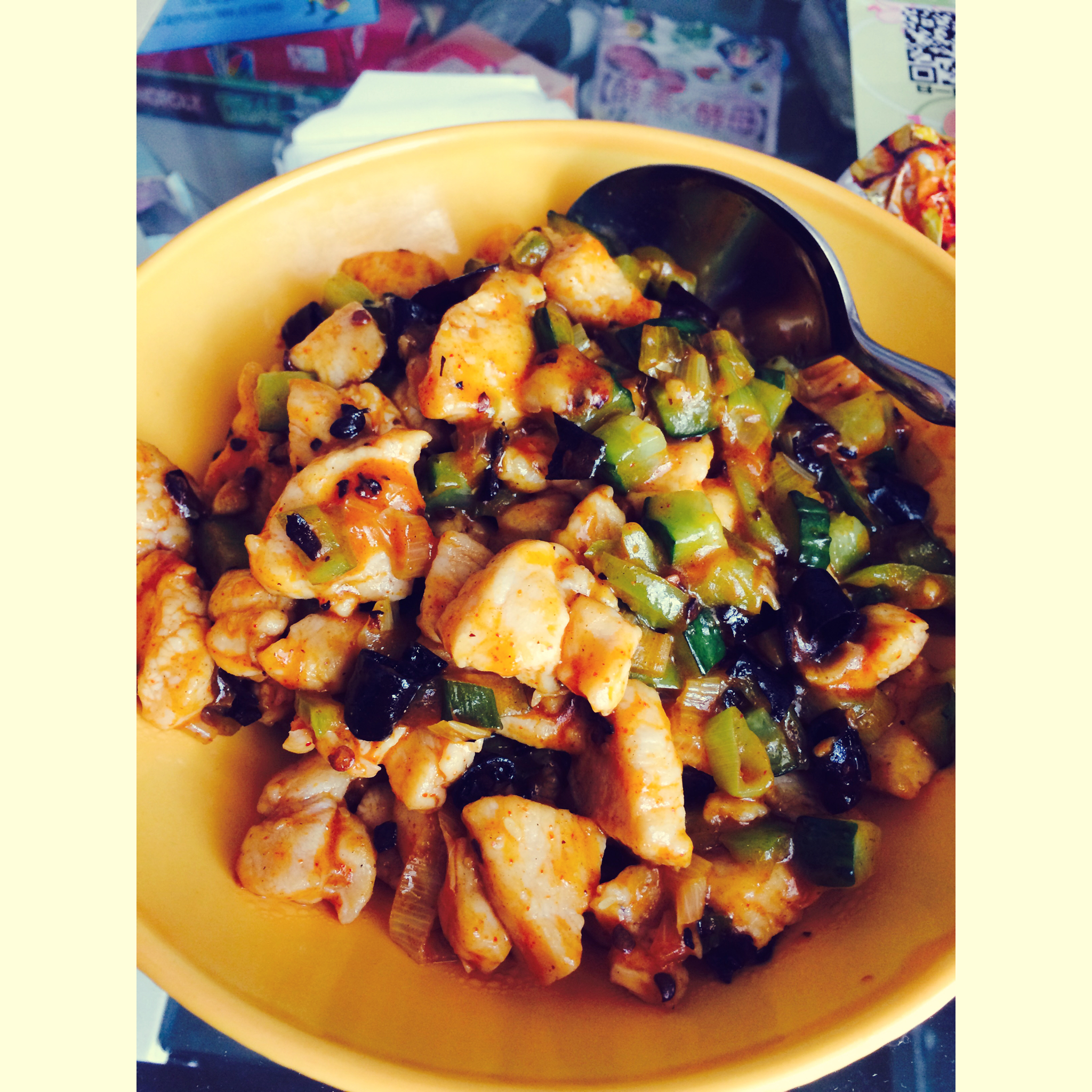 秘诀是雪碧的宫保鸡丁