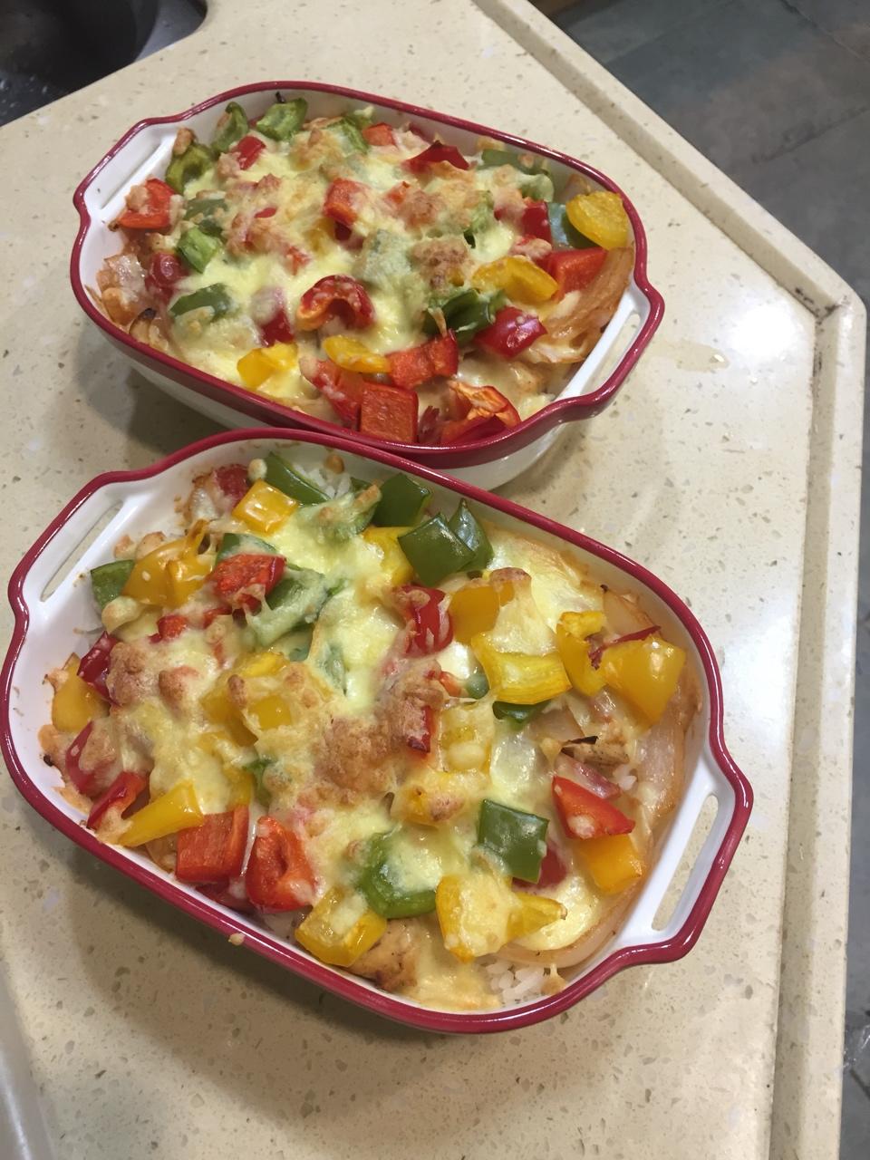 番茄鸡肉浓情焗饭【两人份】