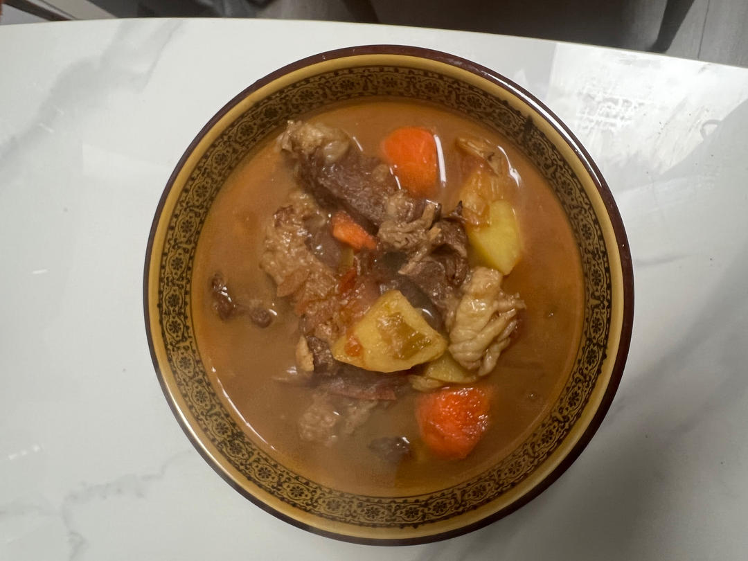 番茄土豆炖牛腩