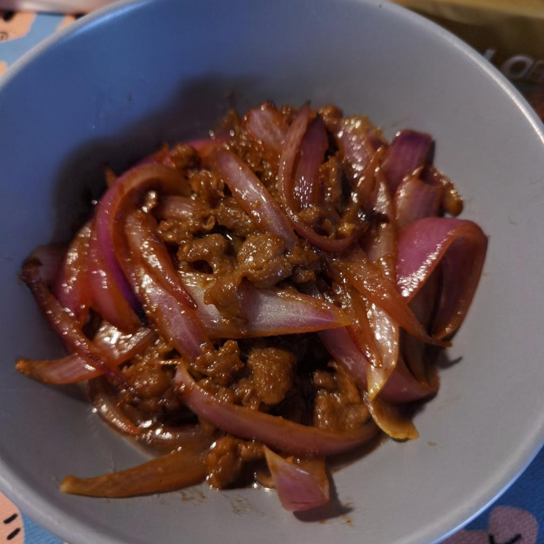 家常孜然洋葱炒羊肉