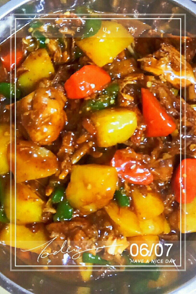 咖喱土豆鸡肉