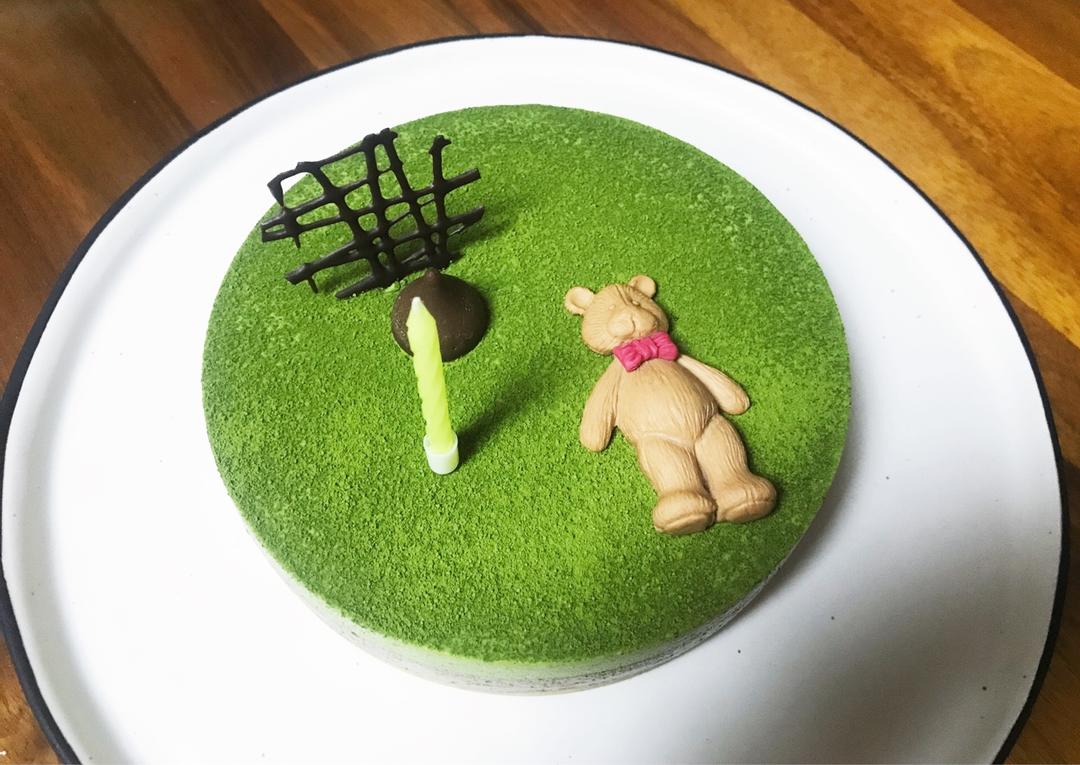 巧克力抹茶慕斯蛋糕