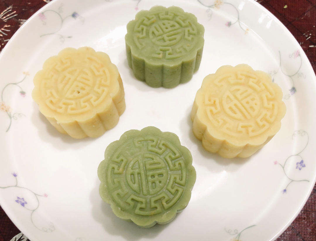 省时简易绿豆糕-免泡豆免过筛