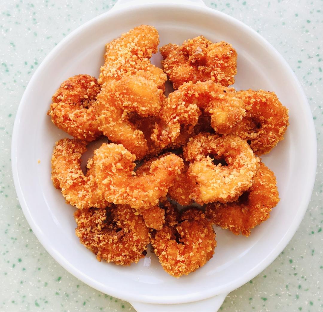 面包糠炸虾