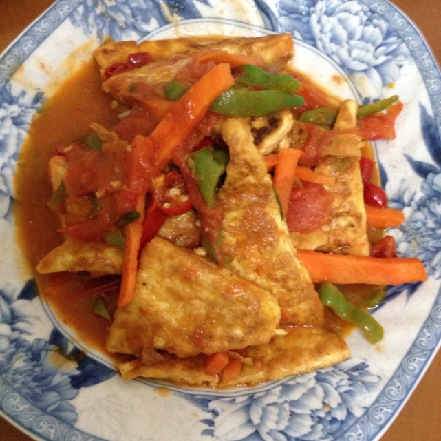 西红柿烧豆腐