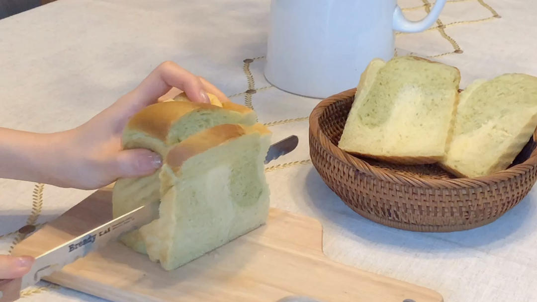 三色红豆沙全麦吐司