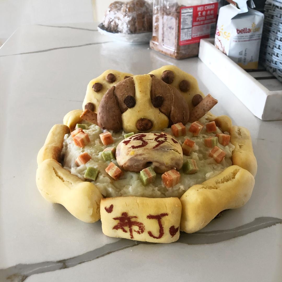 【宠物】狗狗生日蛋糕附芝士饼干