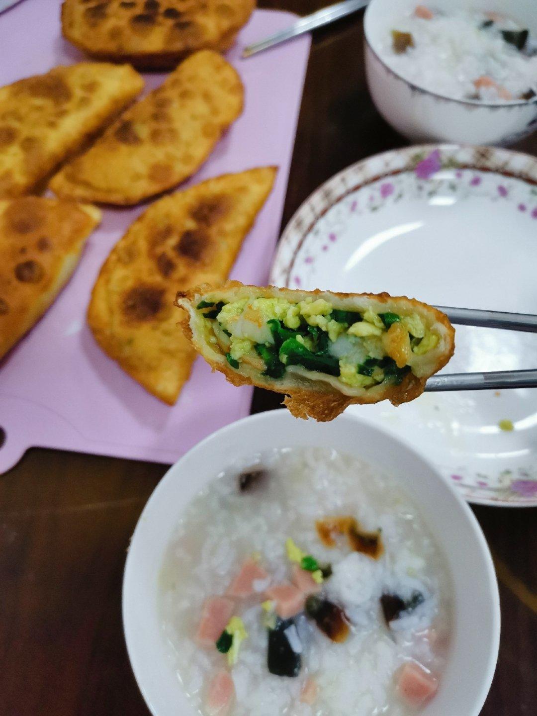 韭菜盒子 Chinese Leek and Egg Pasty