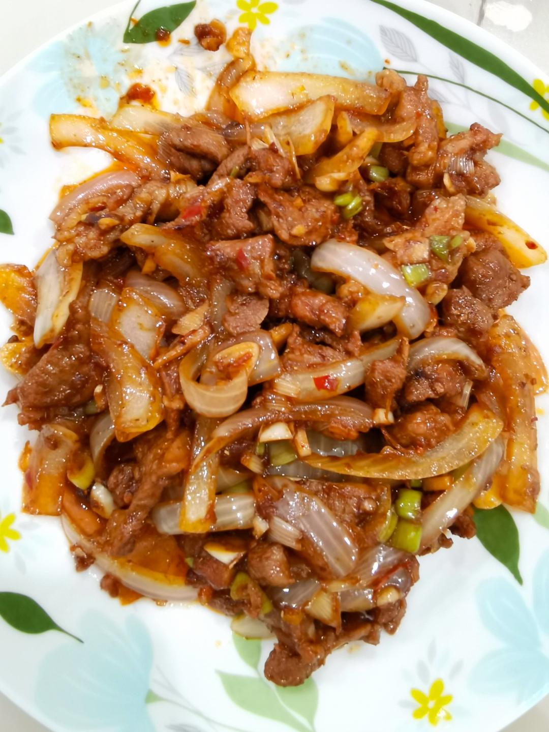 【嗷呜】老北京葱爆羊肉