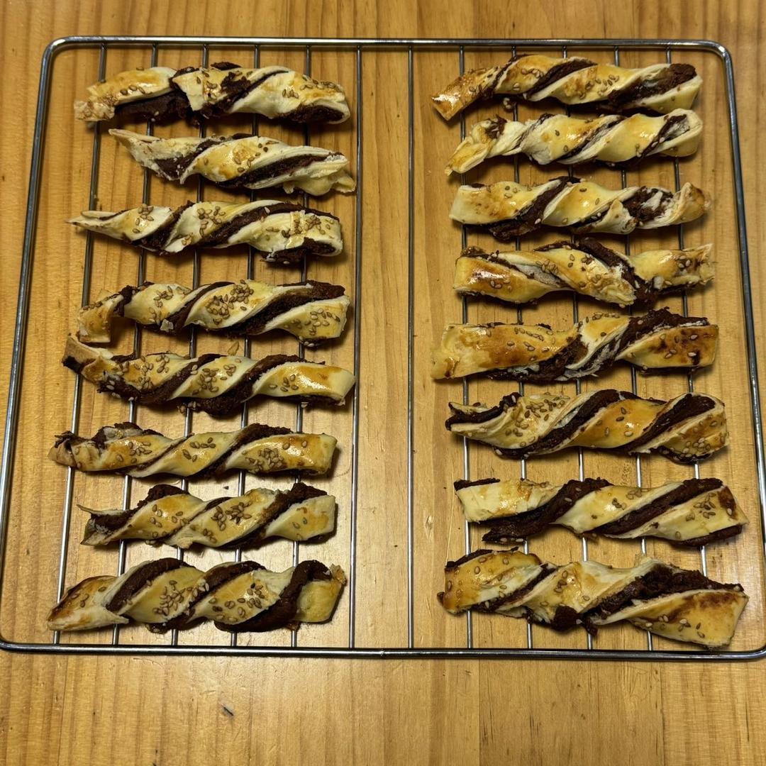 豆沙扭扭酥