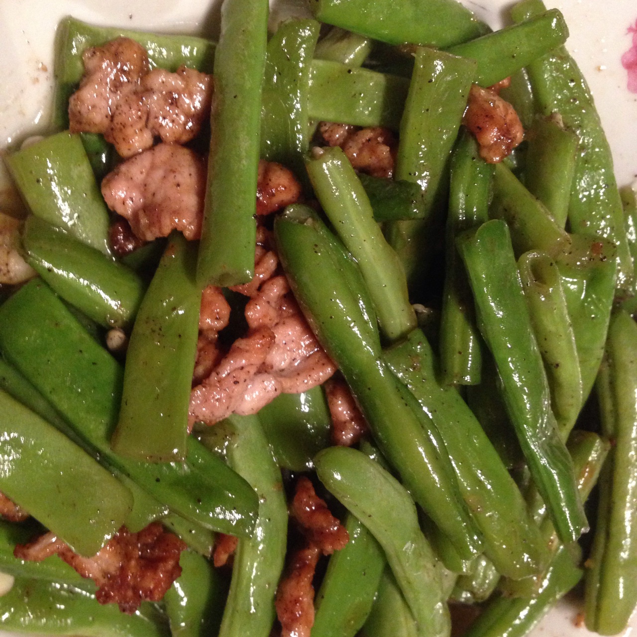 四季豆炒肉