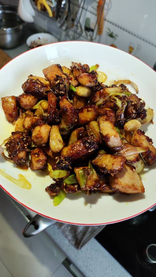 孜然蒜香鸡胸肉
