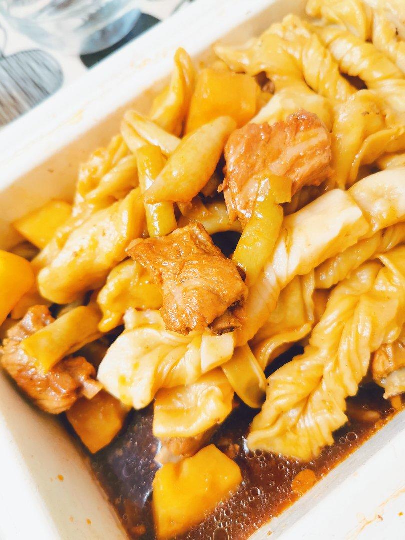 排骨土豆扁豆粘卷子——Bruno一锅上桌