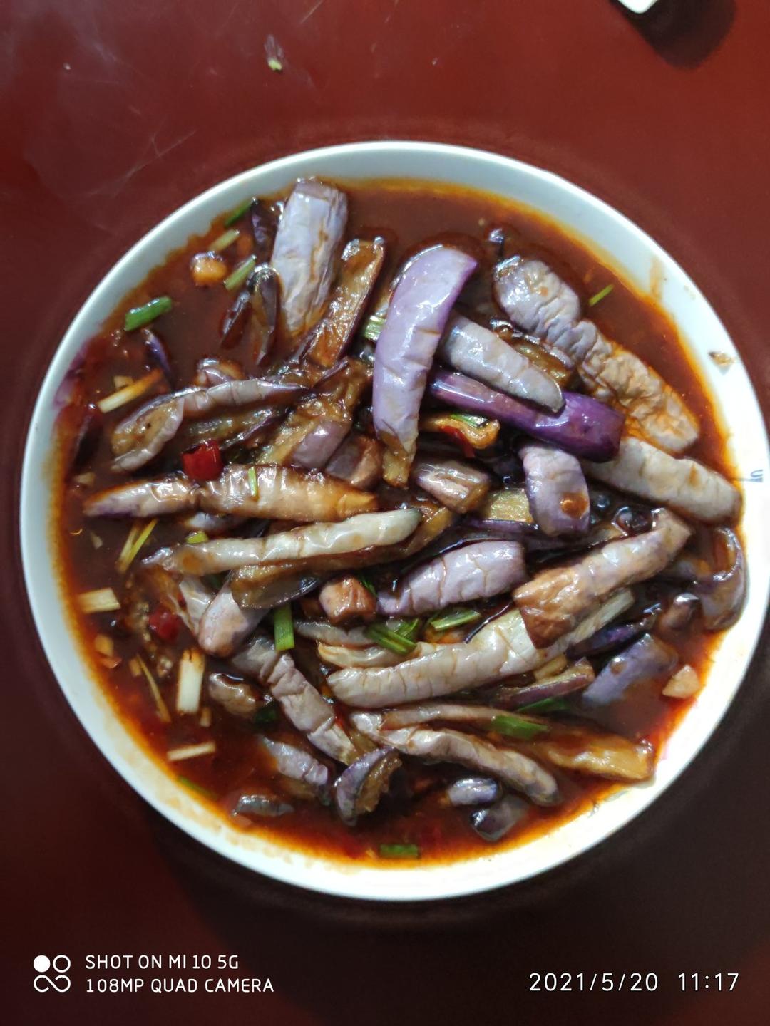 红烧肉沫茄子