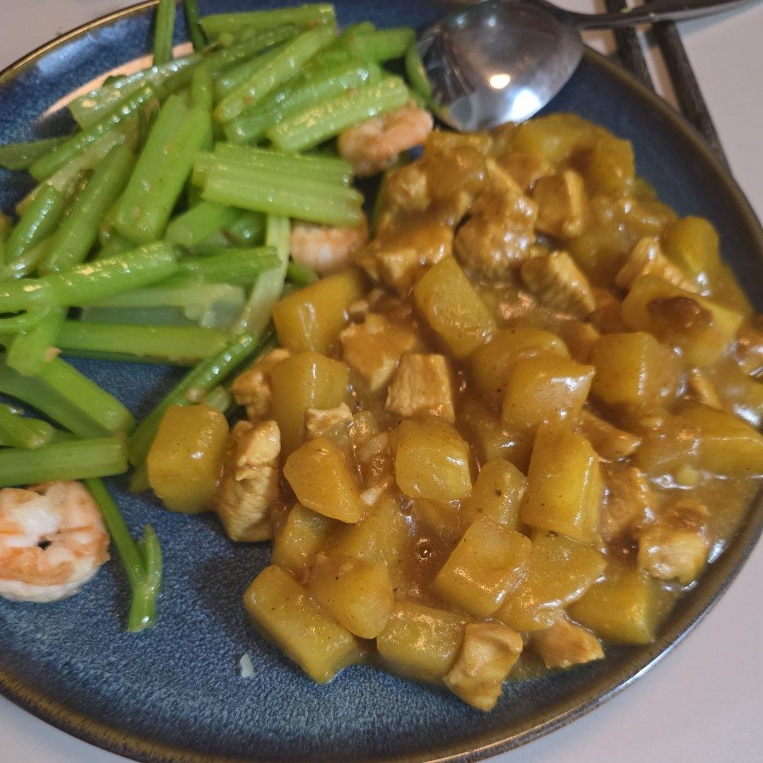 下饭菜——咖喱土豆鸡胸肉