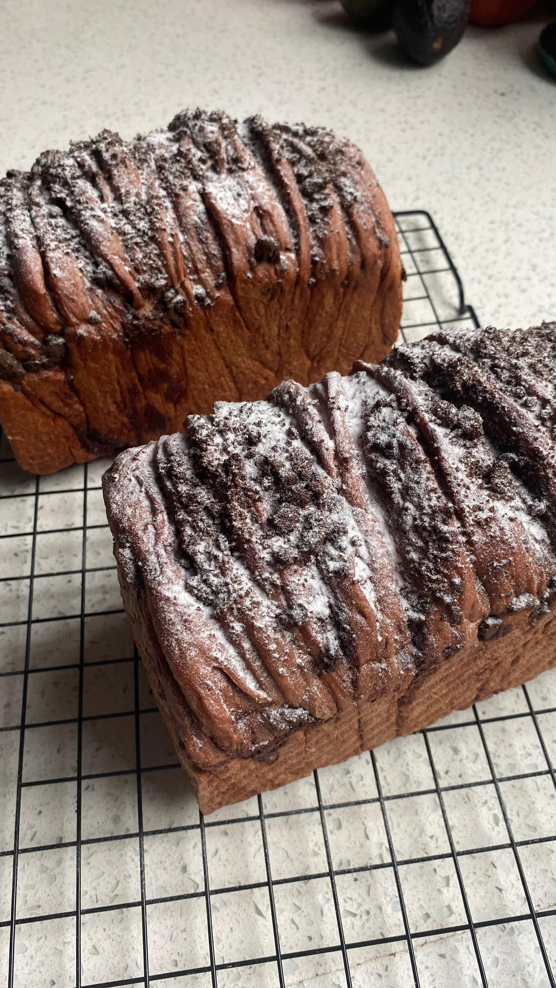 雪山巧克力吐司（巧克力奥利奥吐司面包）