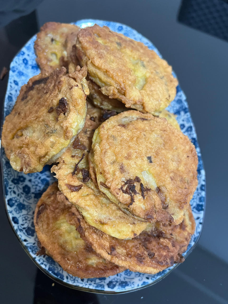 香炸夹肉藕饼