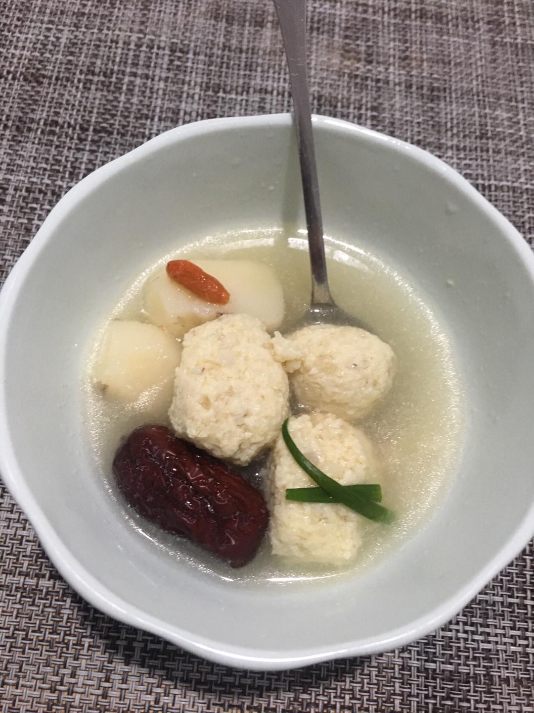 汤--营养马蹄肉泥丸