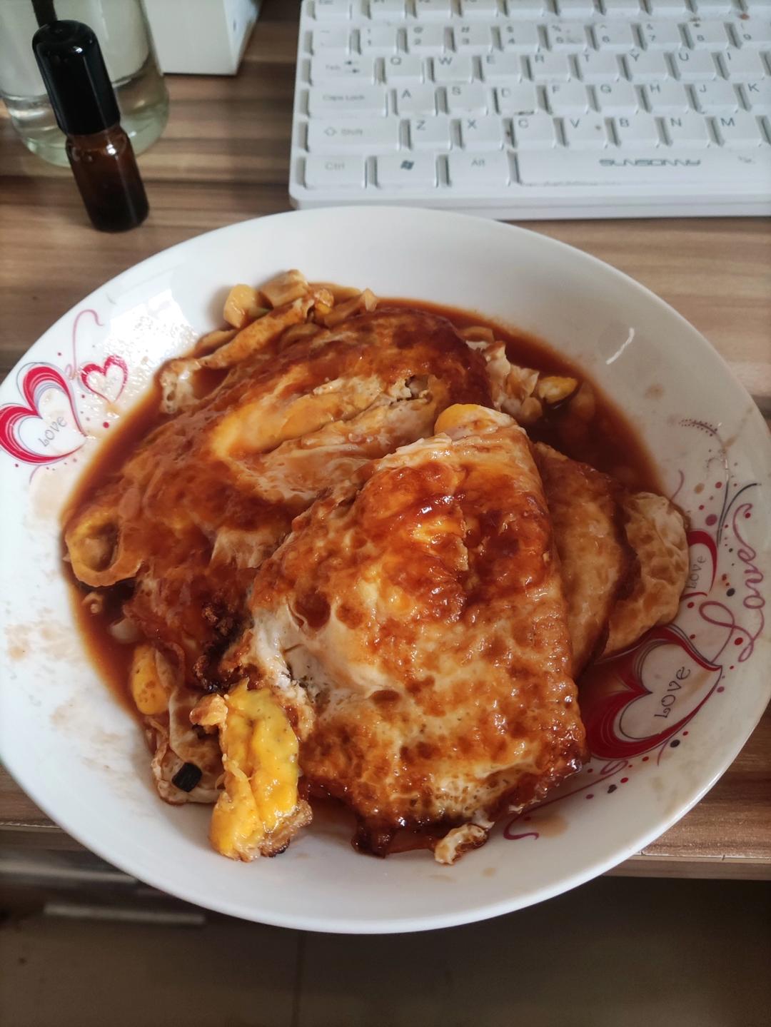 鸡蛋神仙吃法～给肉都不换的糖醋荷包蛋