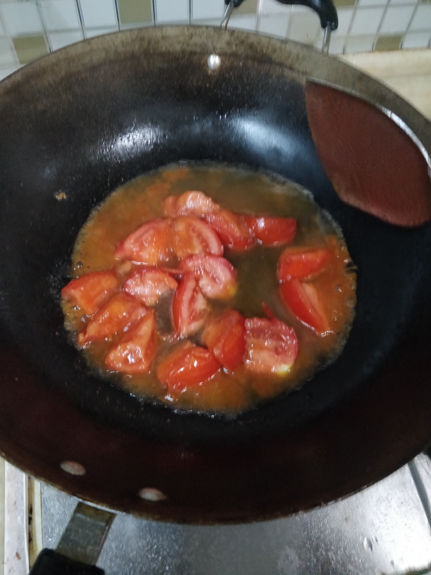 超浓郁的西红柿鸡蛋汤的做法 步骤10