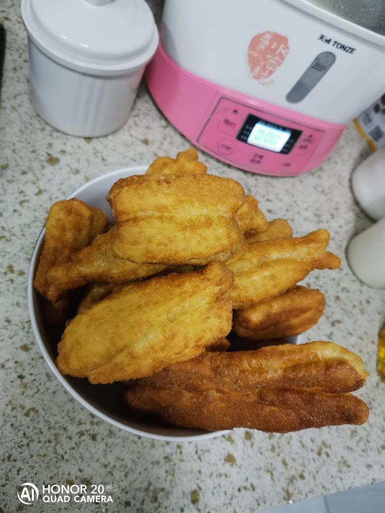 自制无泡打粉油条